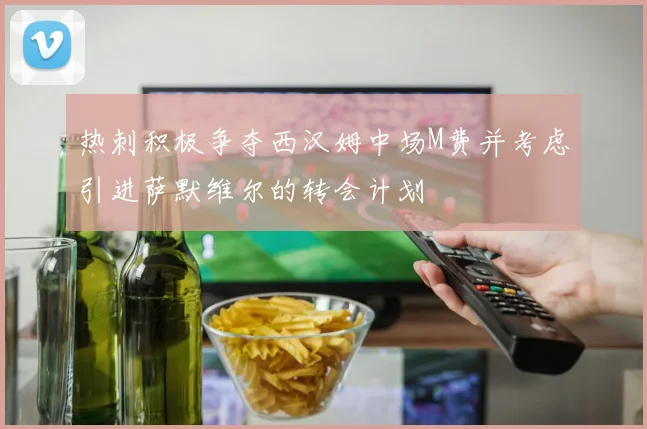 热刺积极争夺西汉姆中场M费并考虑引进萨默维尔的转会计划